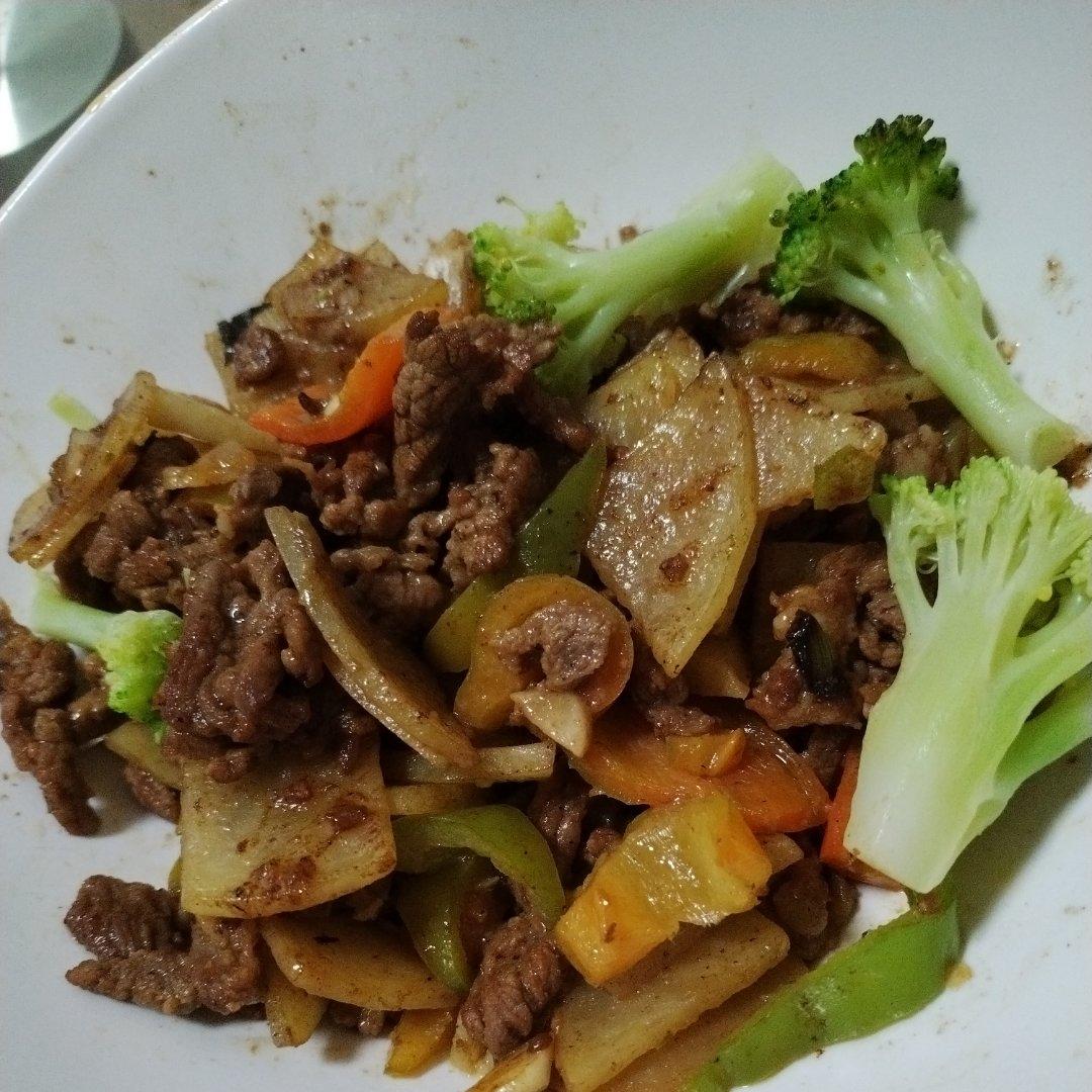 嫩炒牛肉片
