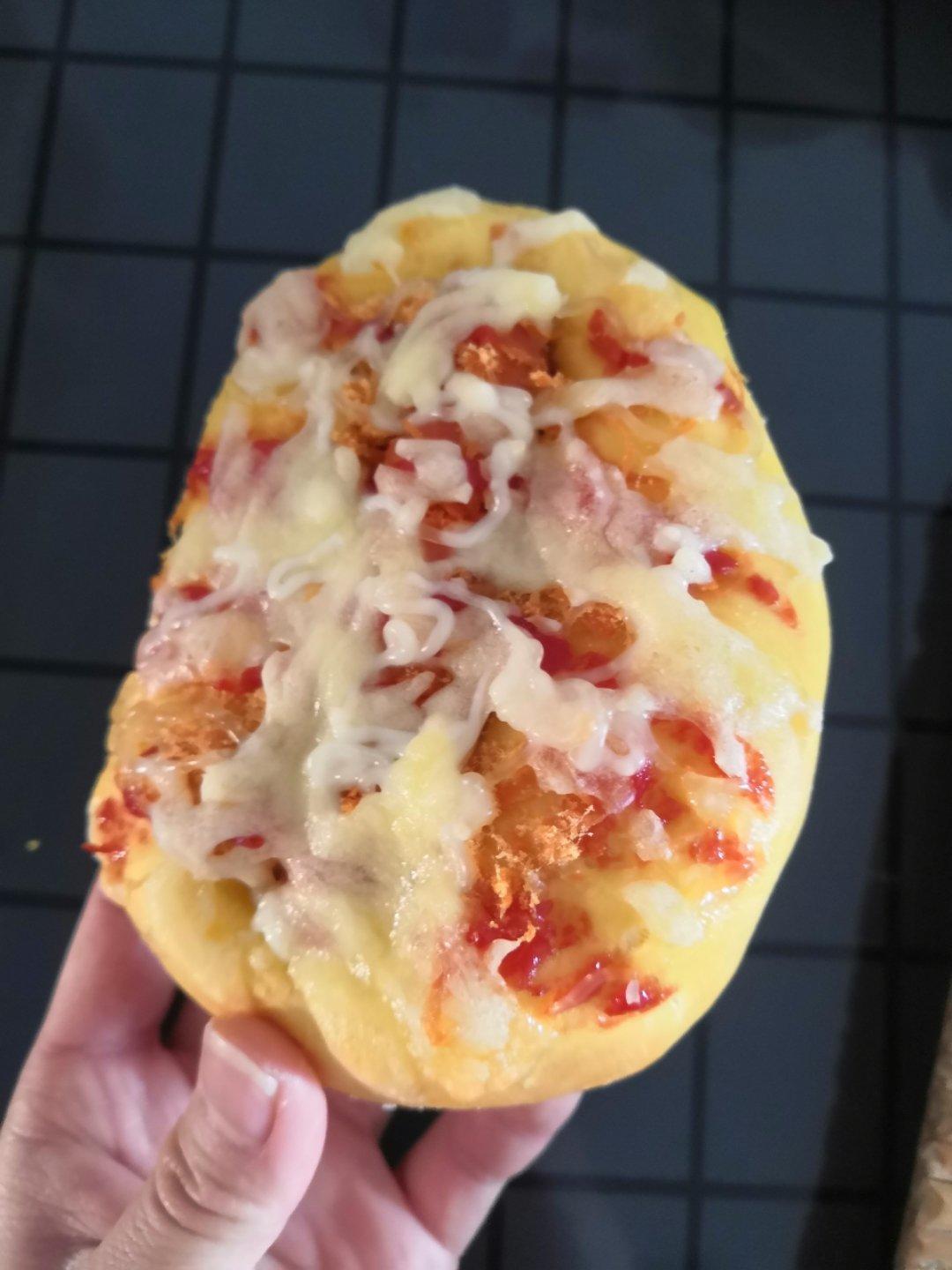 香葱火腿肉松面包