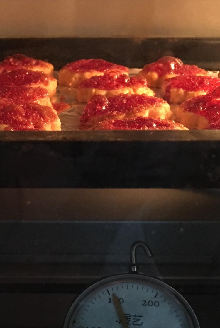 覆盆子杏仁饼干 Raspberry Almond Sables