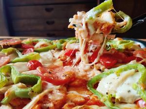 懒人披萨（低脂减肥美食）-20分钟快手美食的做法 步骤9