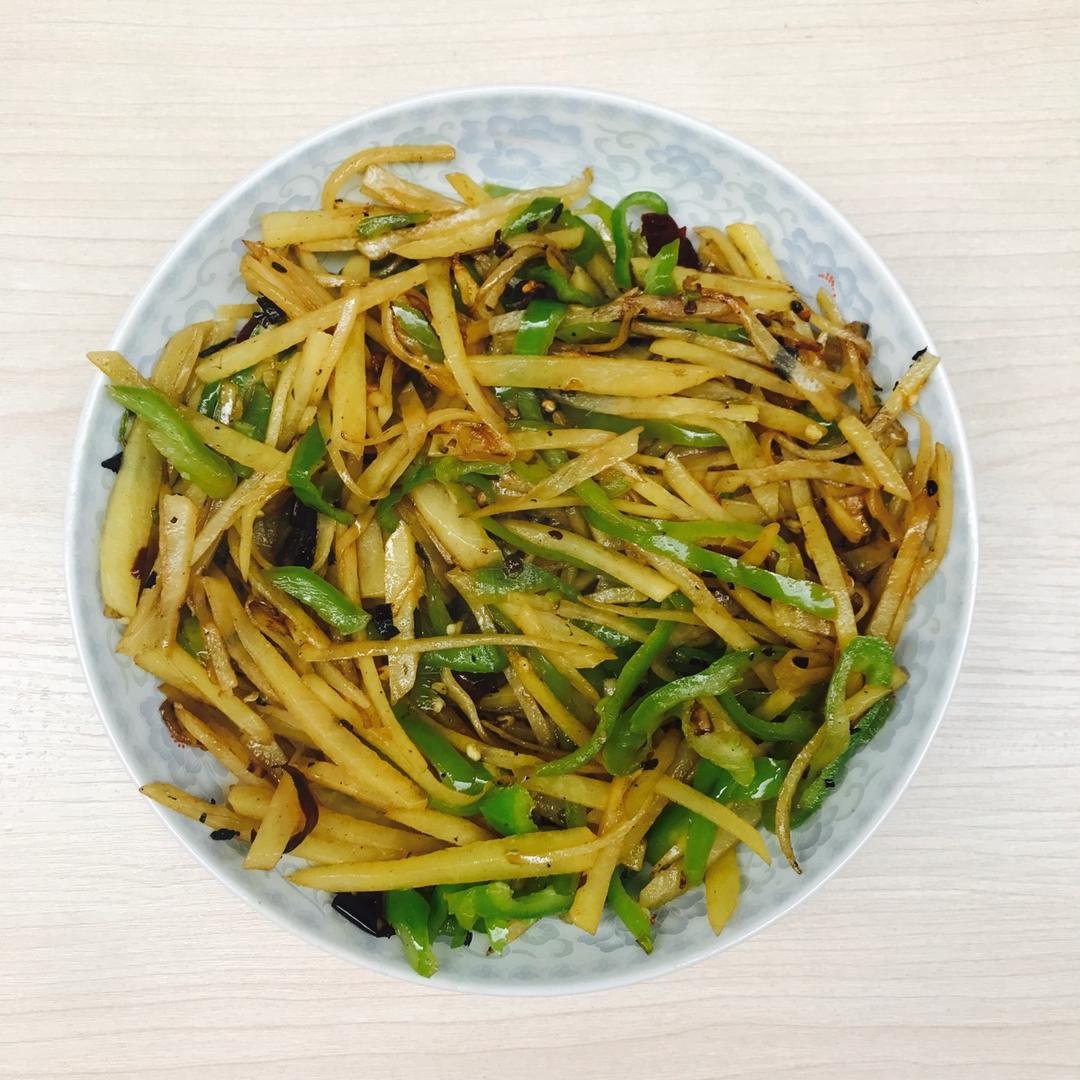 老干妈青椒土豆丝