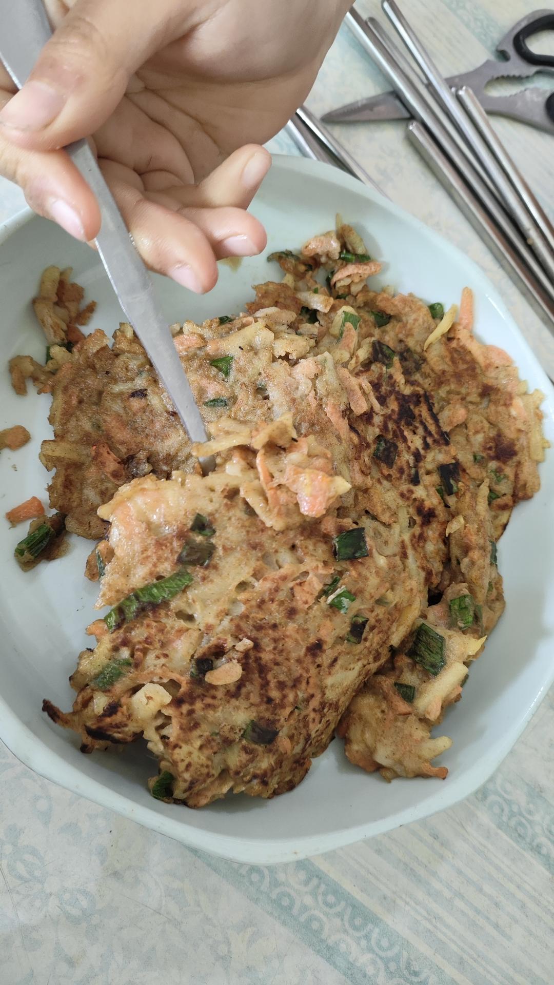 土豆饼(土豆胡萝卜丝饼)