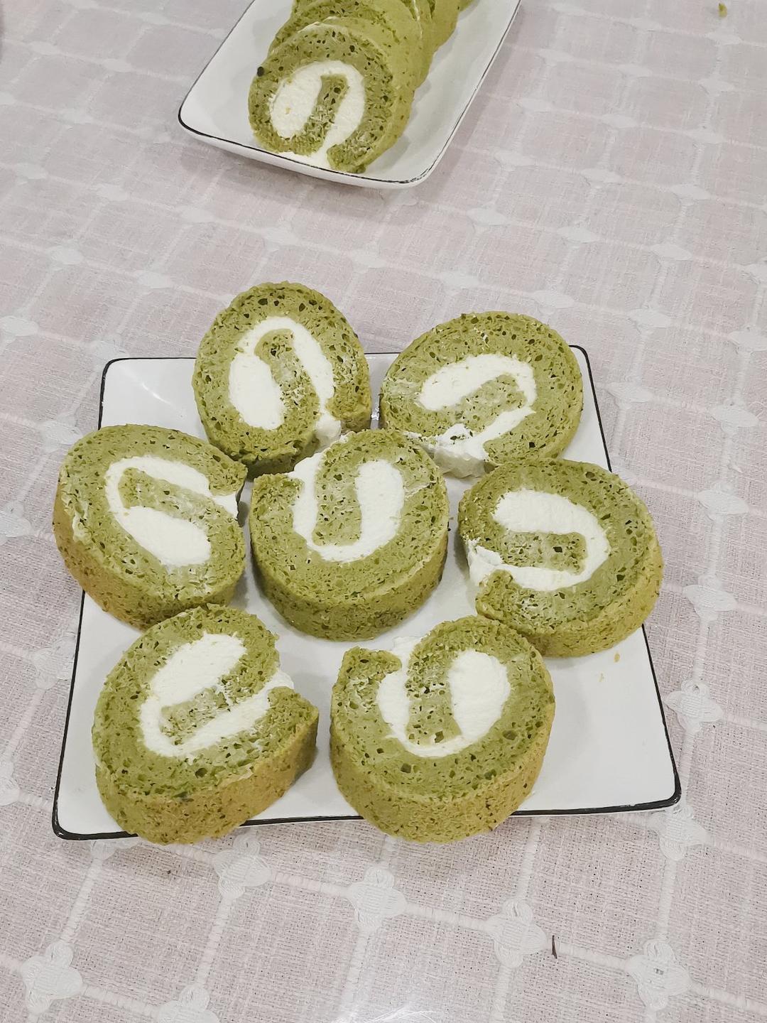 一卷就成功的抹茶蛋糕卷