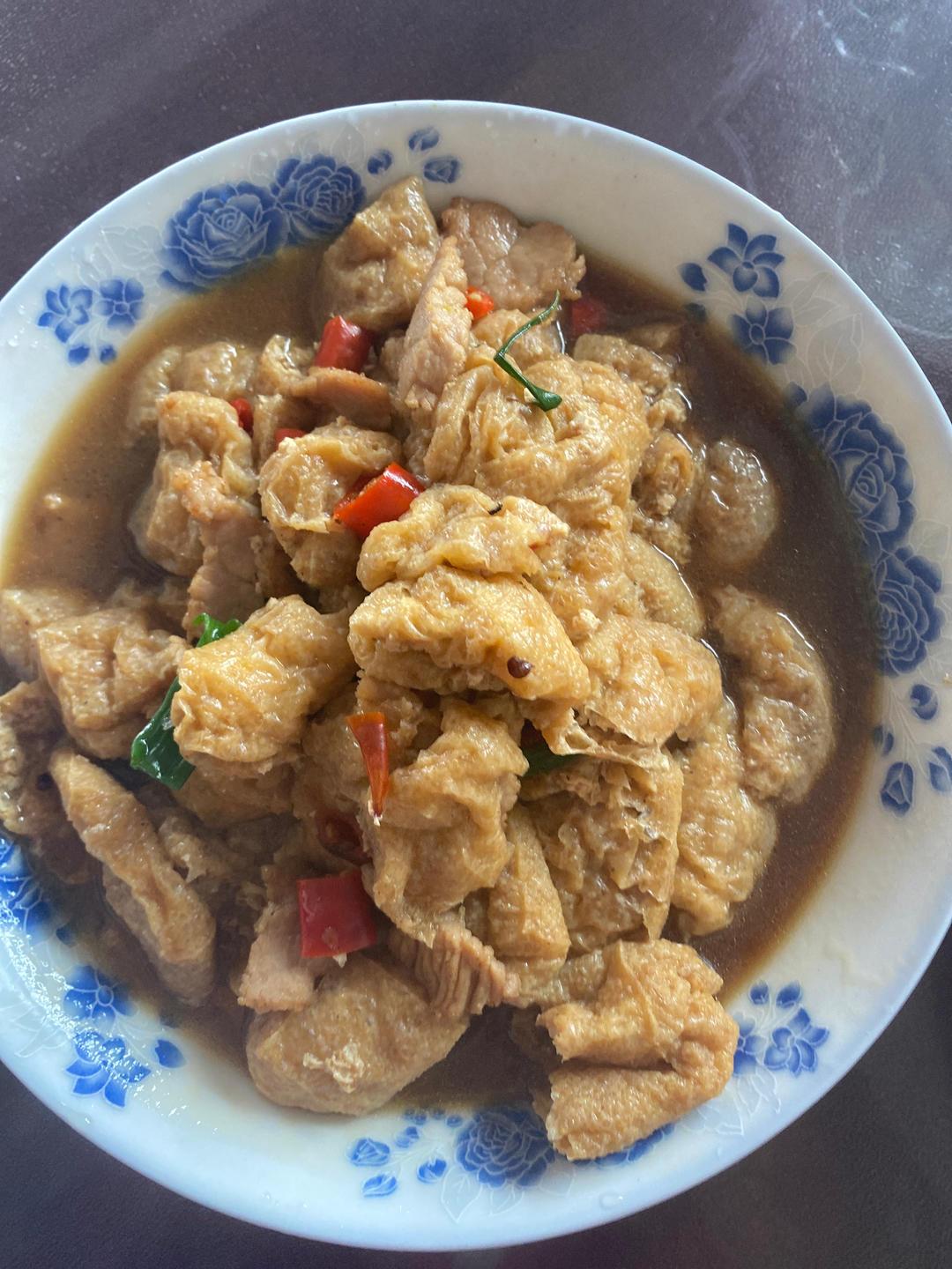 肉末烧豆泡｜家常下饭菜