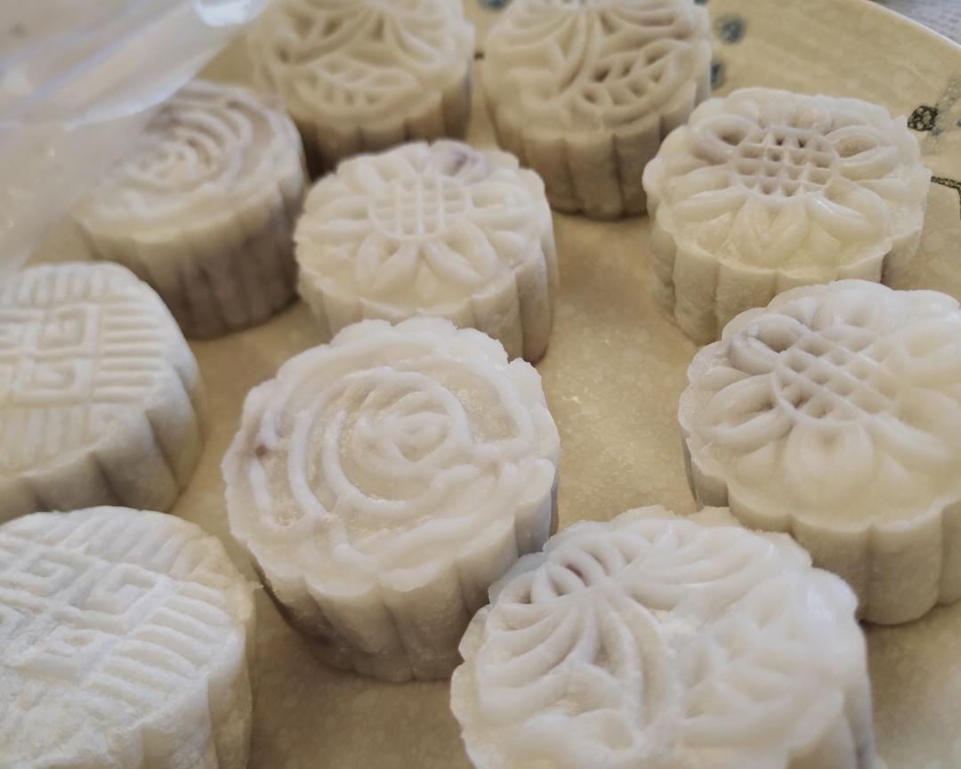 芋泥冰皮月饼的做法