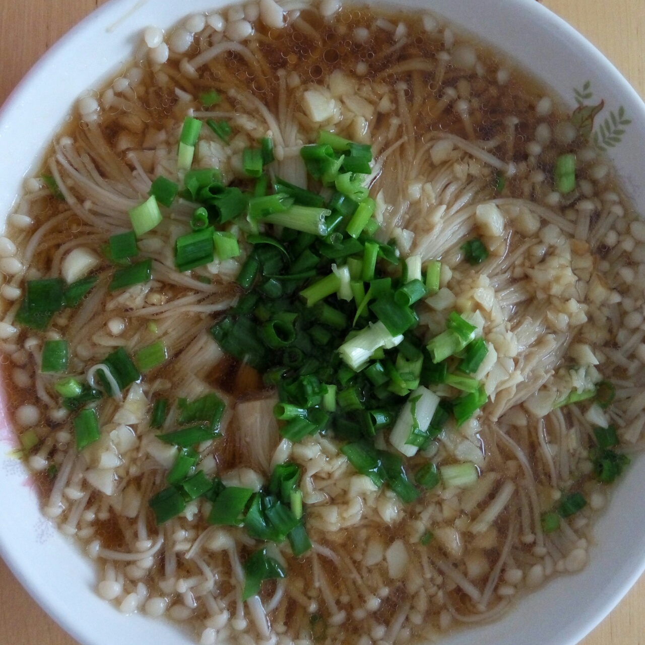 蒜蓉蒸金针菇