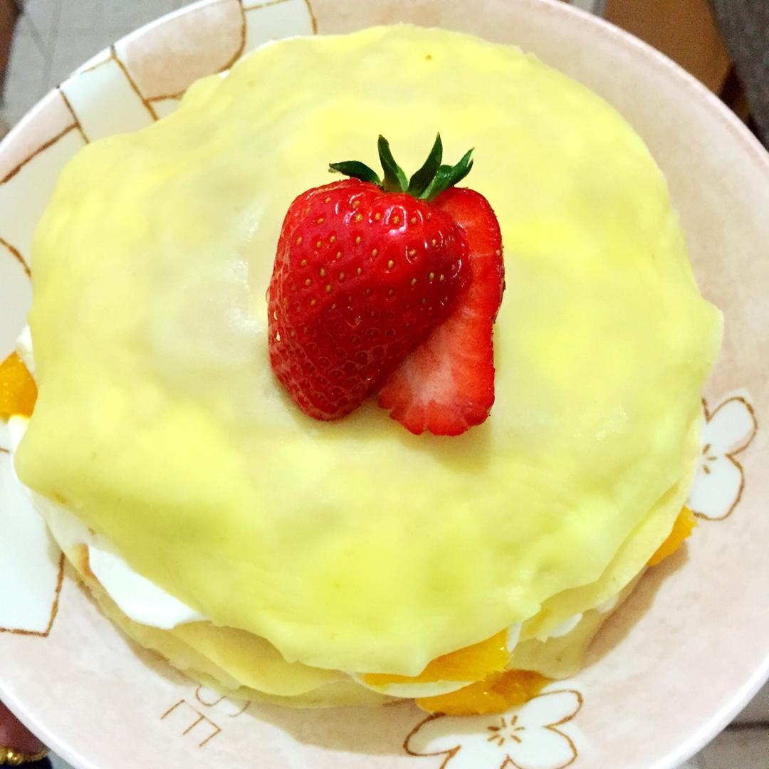 芒果千层蛋糕，100%成功告别煎皮无能