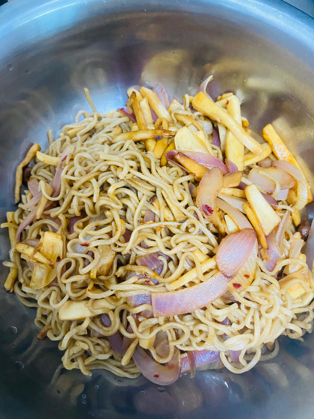 洋葱遇到杏鲍菇
