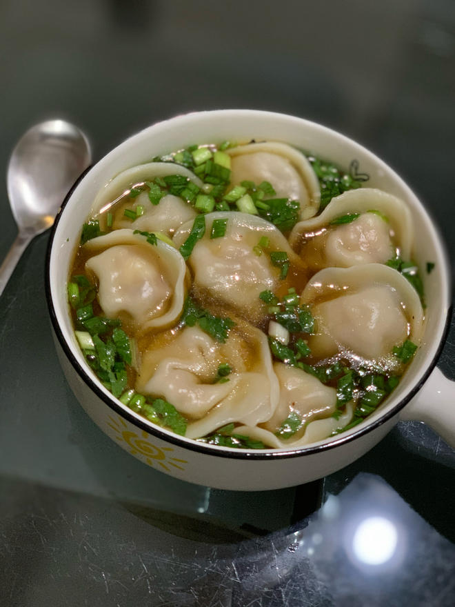 Kitty早餐】鲜虾汤饺的做法步骤图】Kittylxq_下厨房