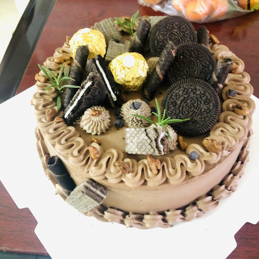 双倍浓郁不消泡巧克力戚风