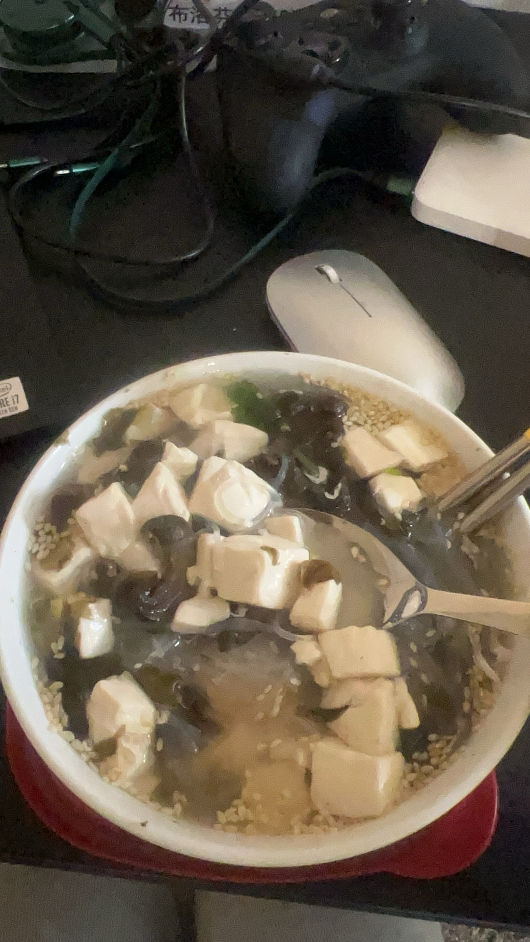豆腐蘑菇汤