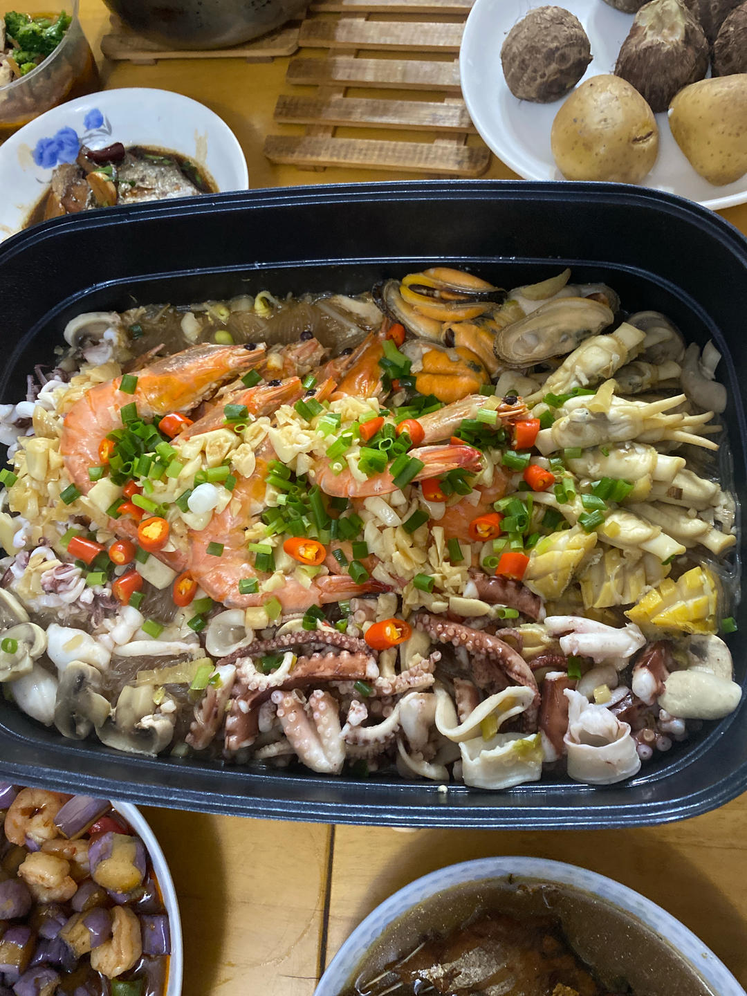 海鲜大（小)咖锅