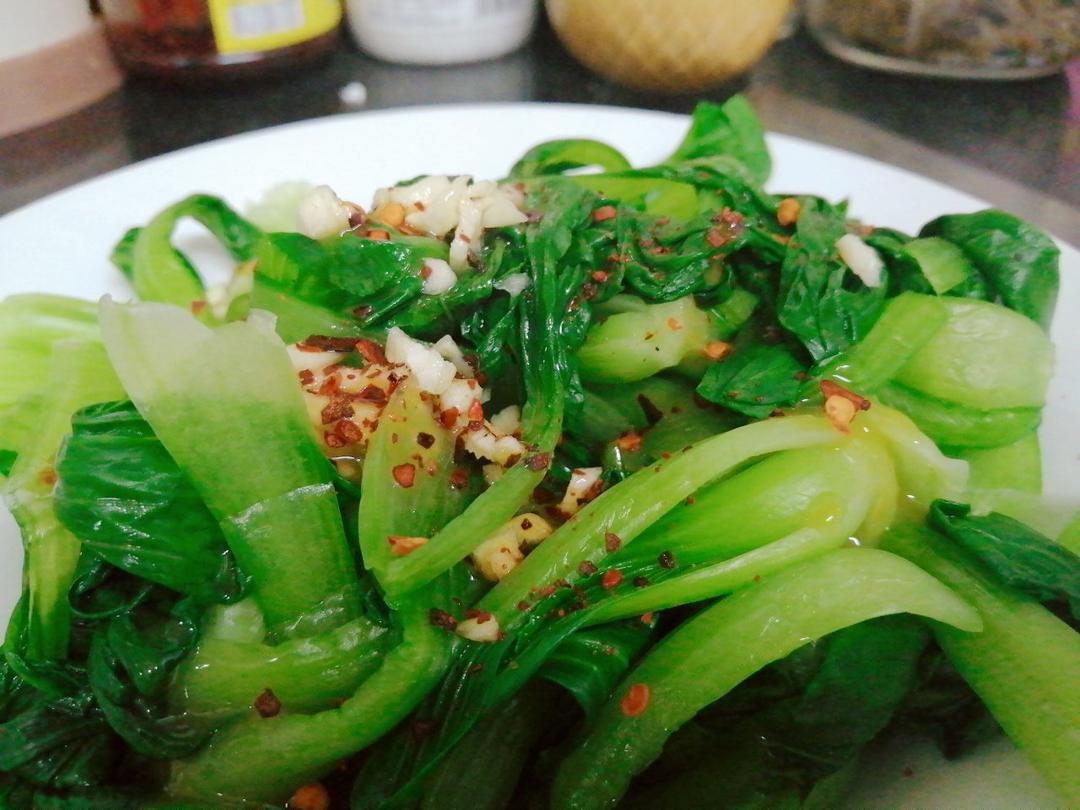 鸡毛菜的最佳打开方式：白灼鸡毛菜
