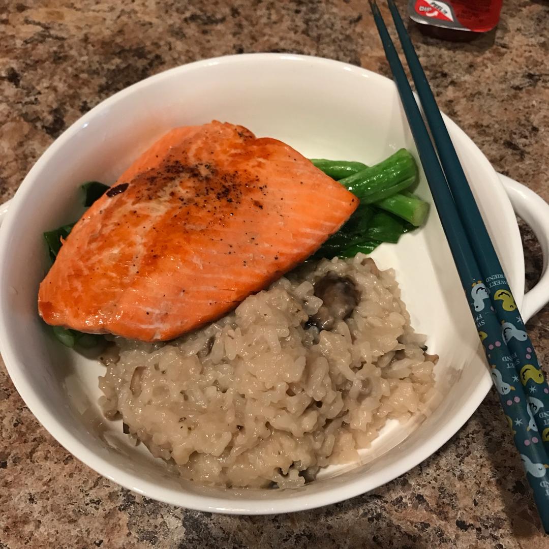 Mushroom risotto 意式蘑菇焗饭