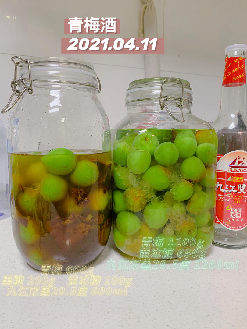青梅酒·梅子露·梅酱（附各种日本梅酒配料表和不同糖的对比）