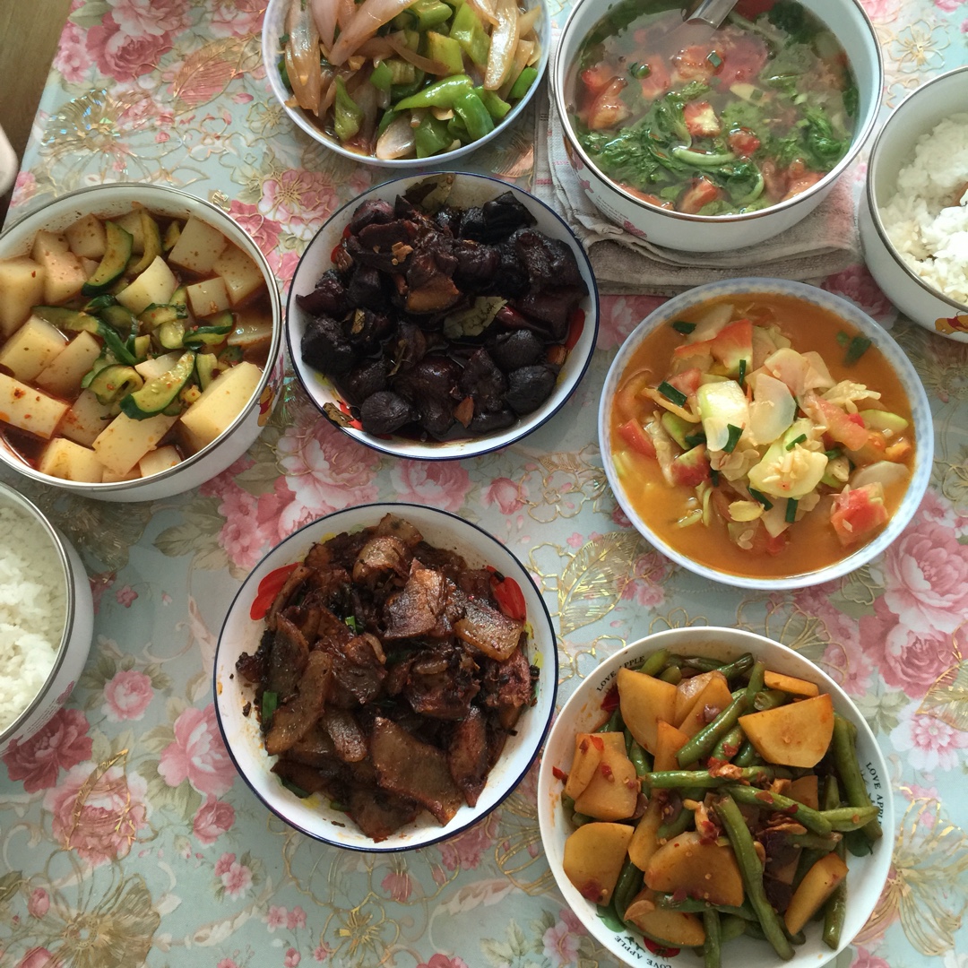 土豆炖豆角