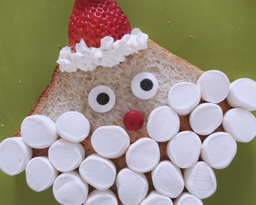 圣诞老人棉花糖吐司🎅麋鹿花生酱吐司🦌的做法 步骤7