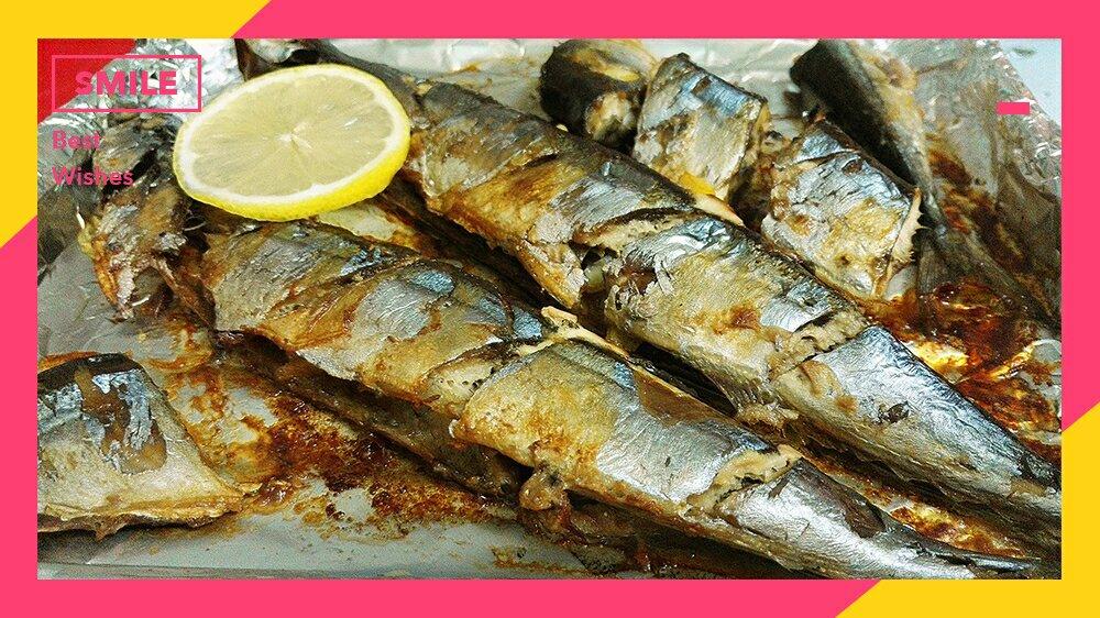 盐烤秋刀鱼