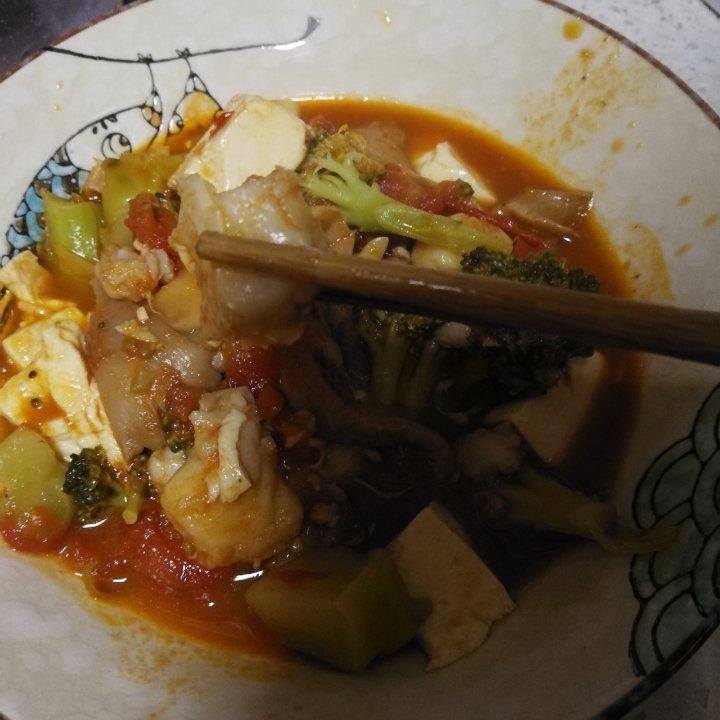 龙利鱼豆腐煲
