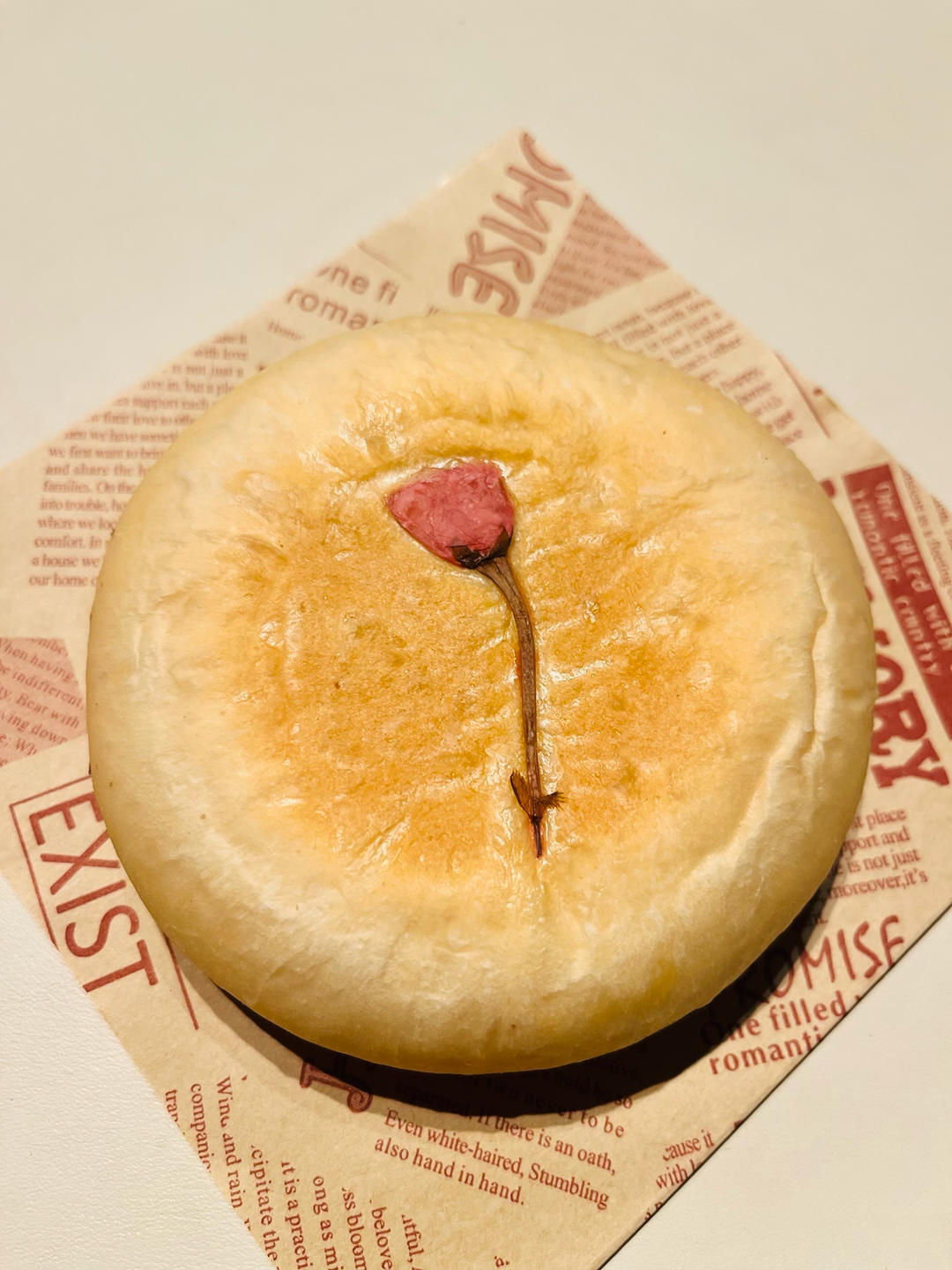 日式樱花紫米包