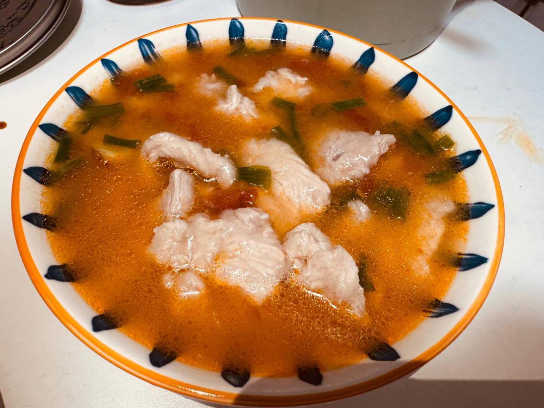 🍅开胃的番茄滑肉片汤