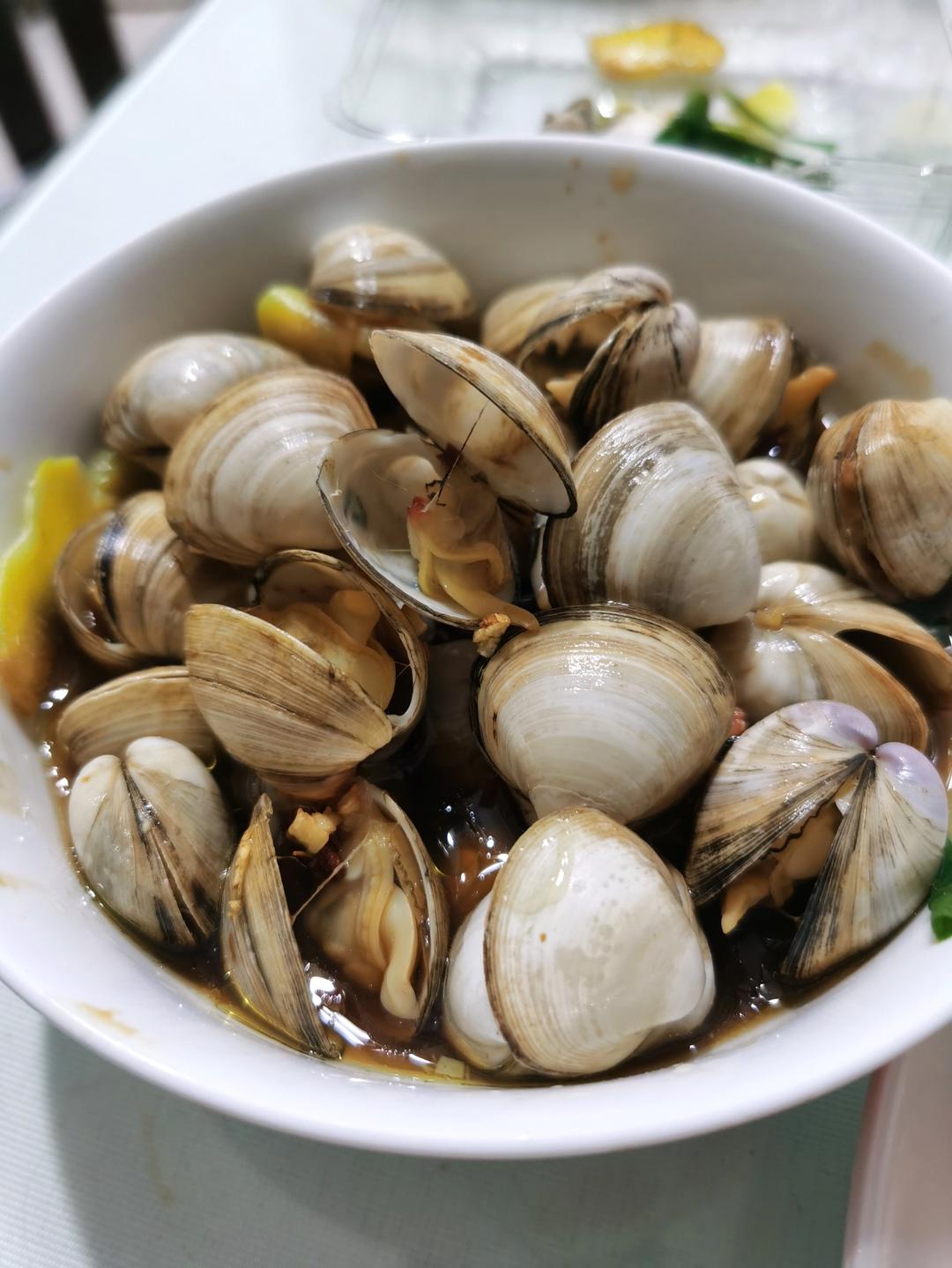 清酒蒸白蛤