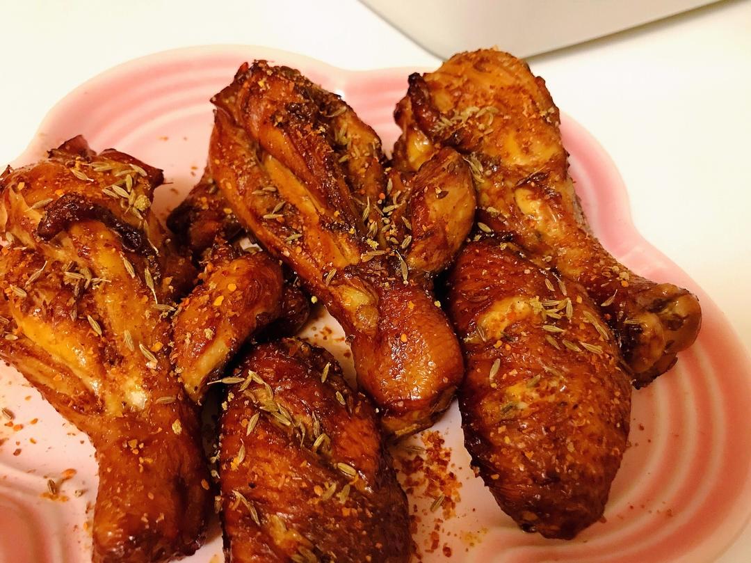 老式孜然烤鸡腿🍗的做法