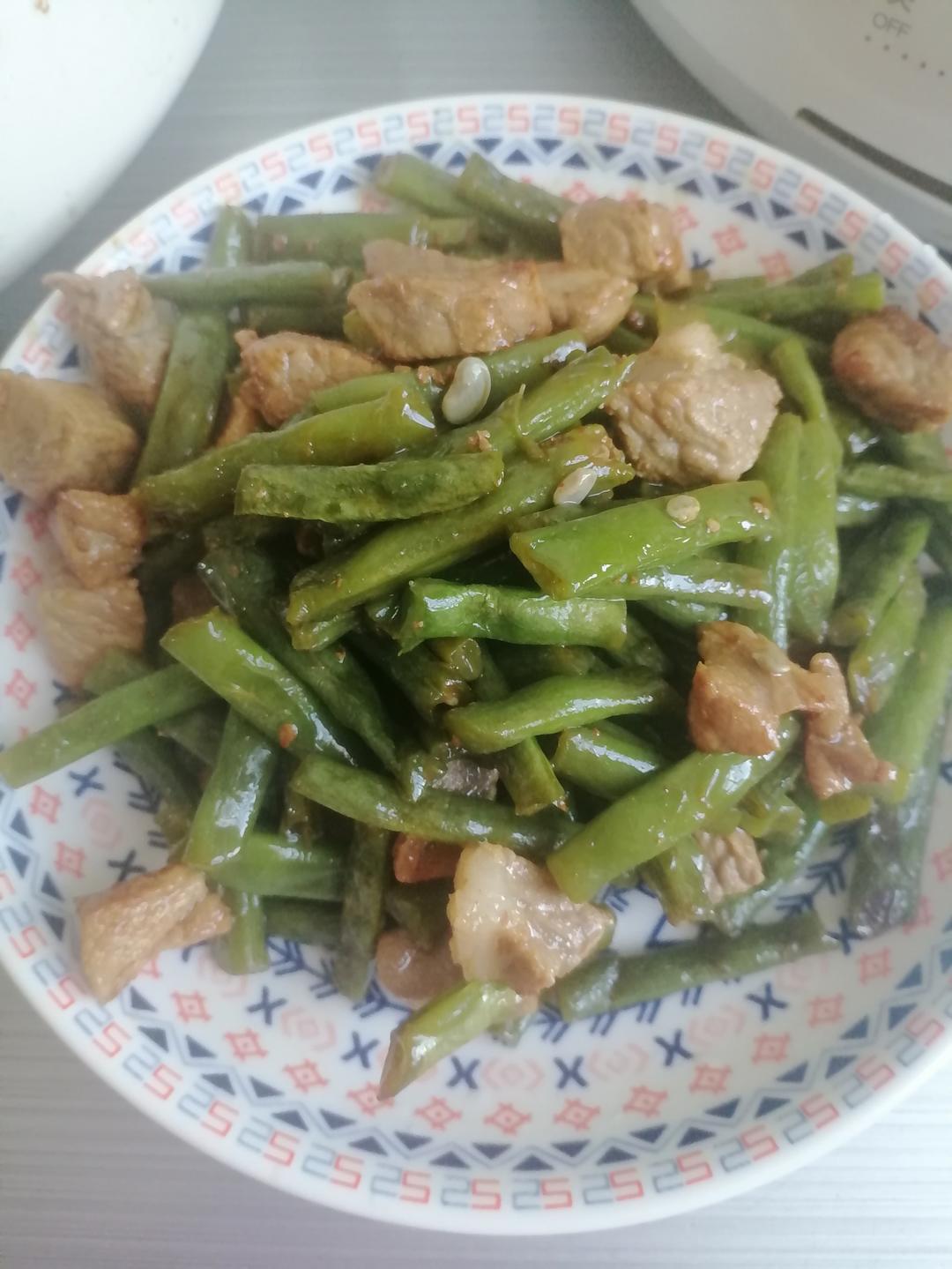 四季豆烧肉