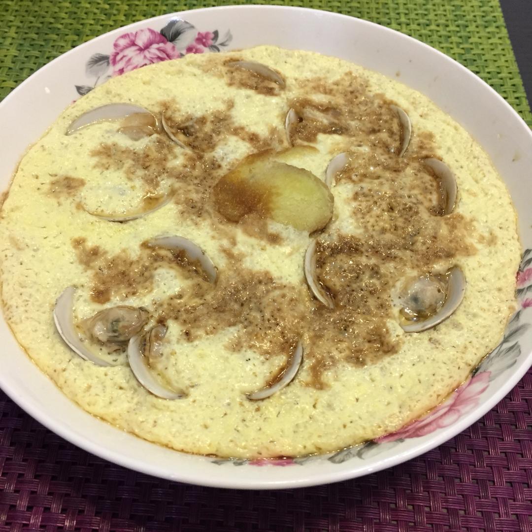 鲜美营养的蛤蜊蒸蛋