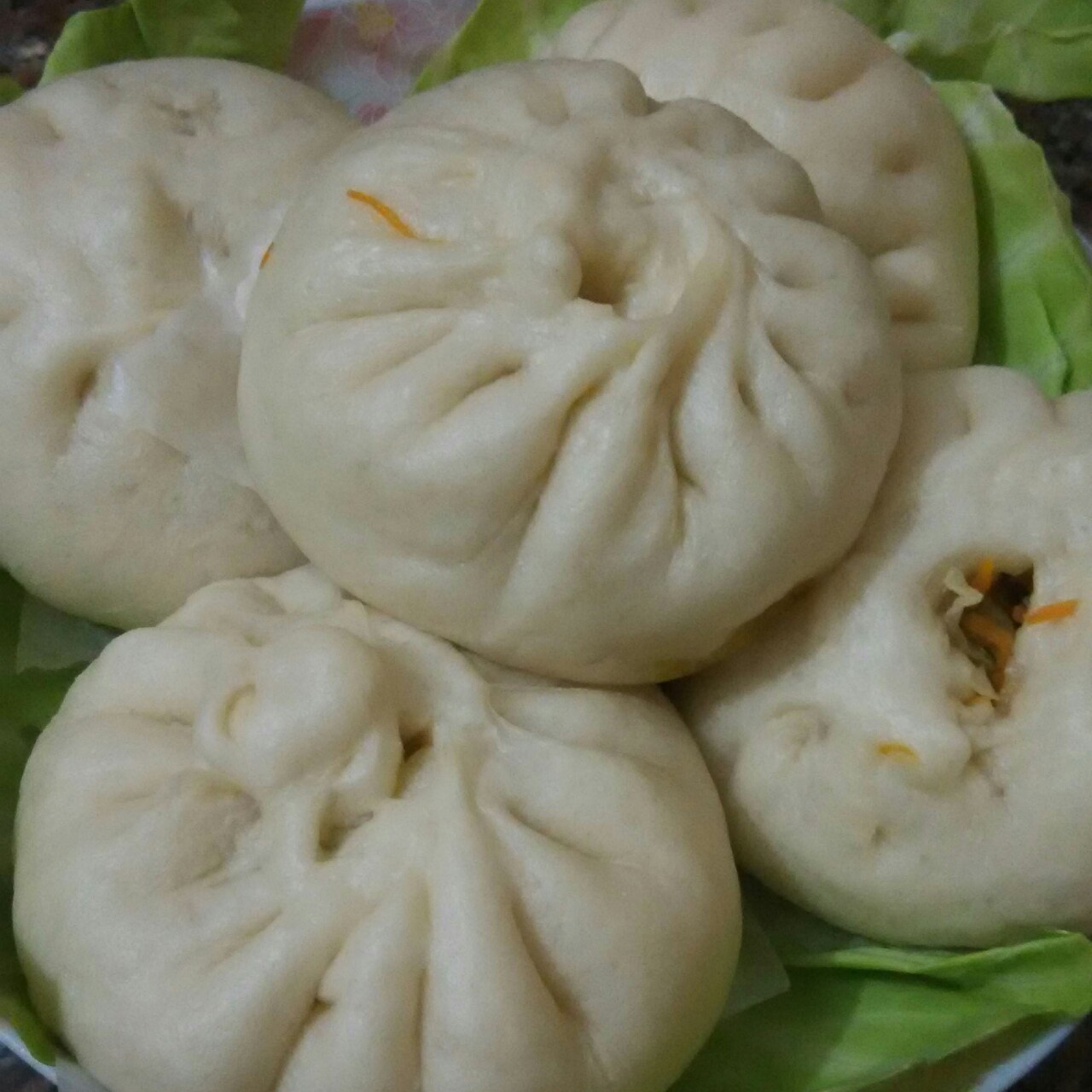 素卷心菜包子