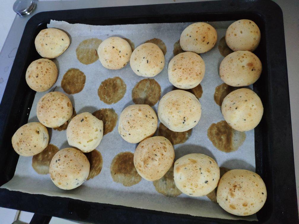 不要预拌粉的麻薯球球～（木薯粉版）别人的是恐龙蛋，我这个…大概是鸡蛋…