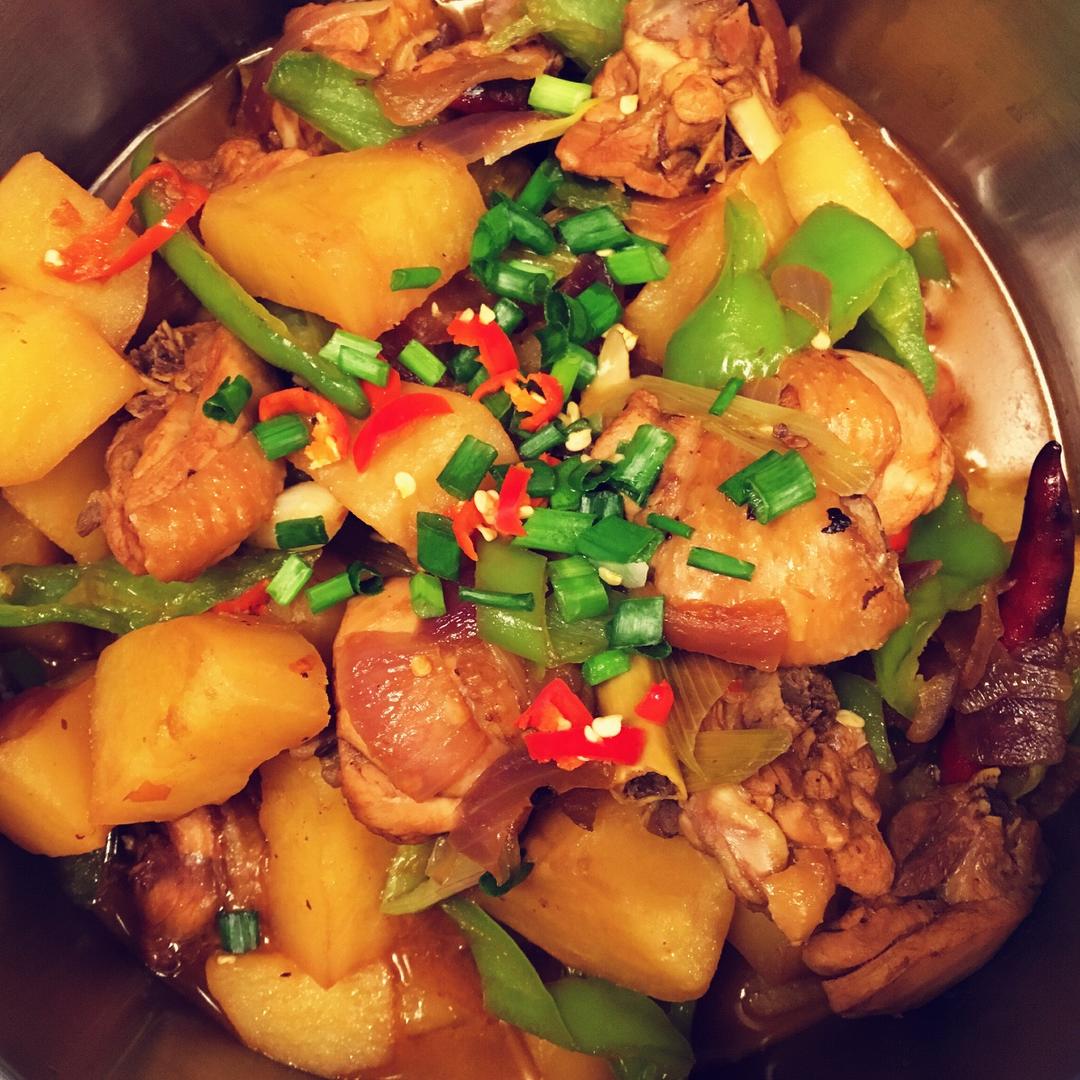 辣味土豆烧鸡