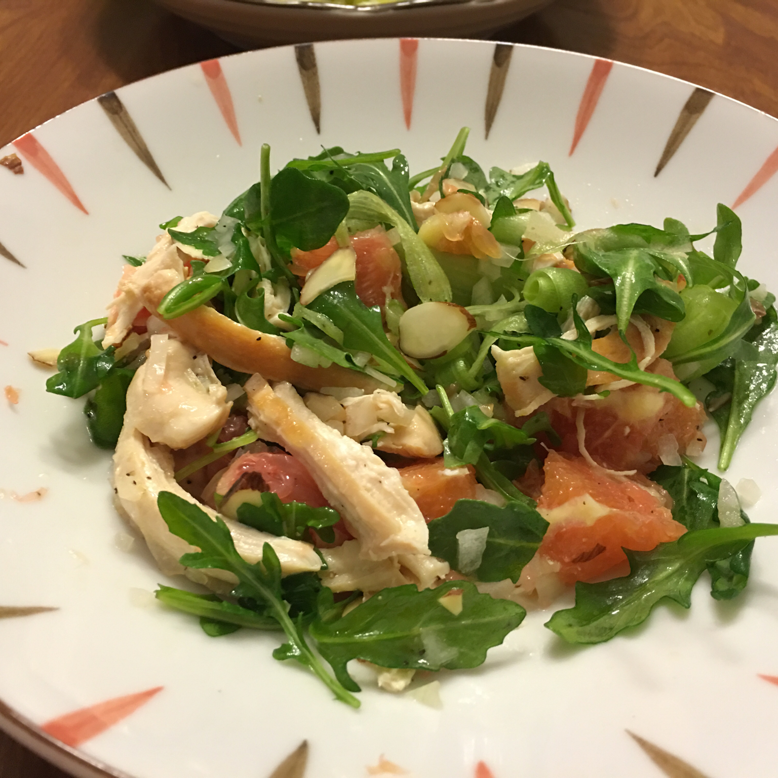 意式鸡肉橙柚沙拉