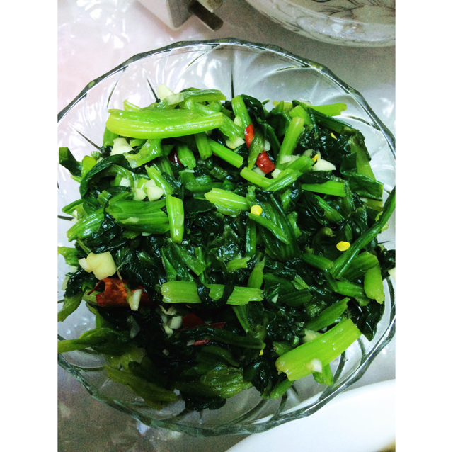 凉拌菠菜
