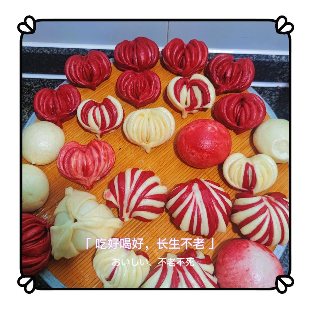 彩色贝壳馒头 *花儿馒头94