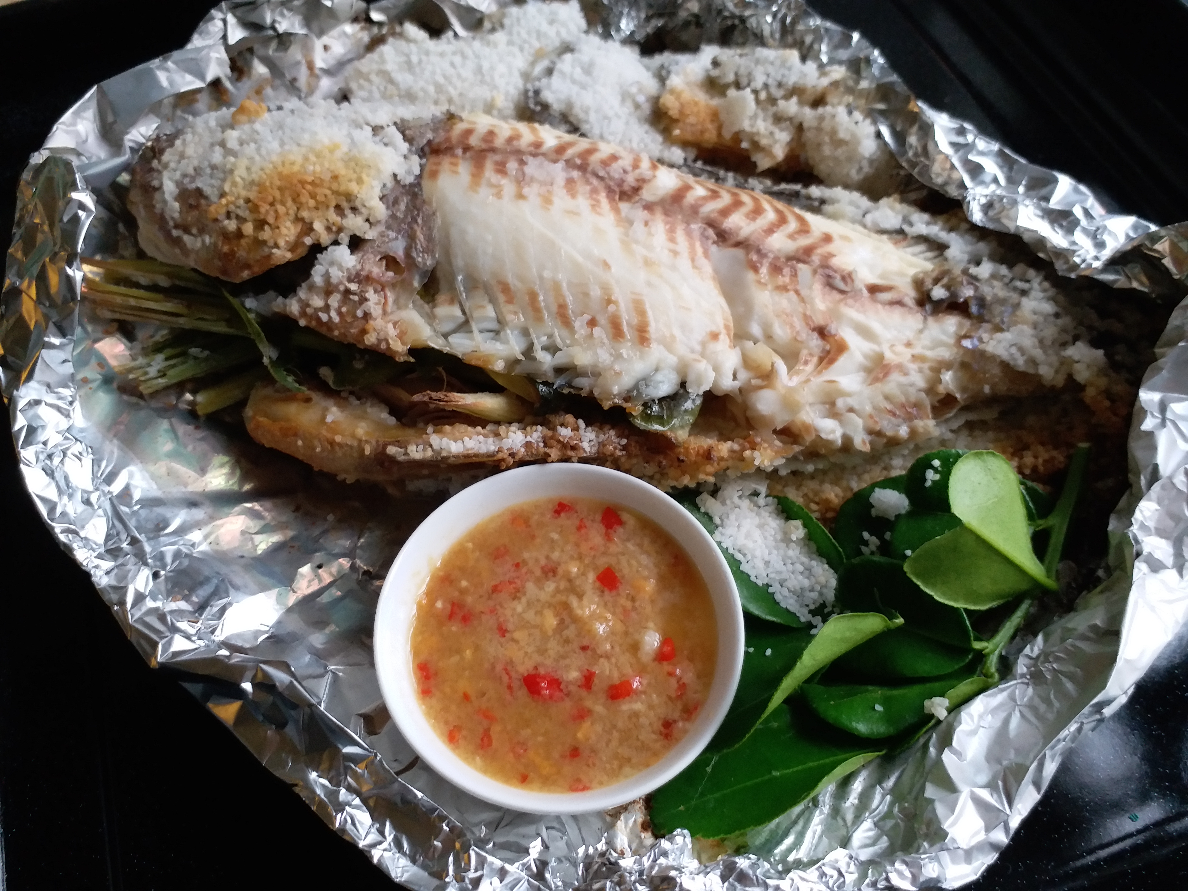 泰式盐烤鱼的做法
