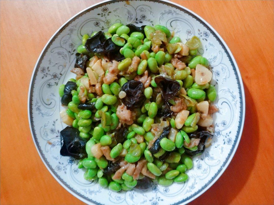 毛豆肉丝