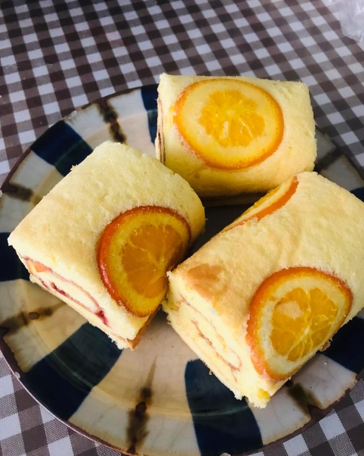 橙香蛋糕卷
