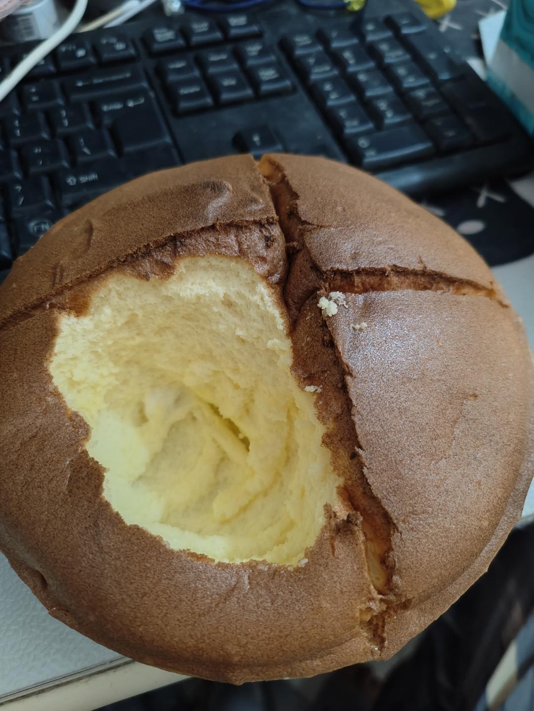 烤舒芙蕾🥞简单方便一次成功～口感绵密好吃😋
