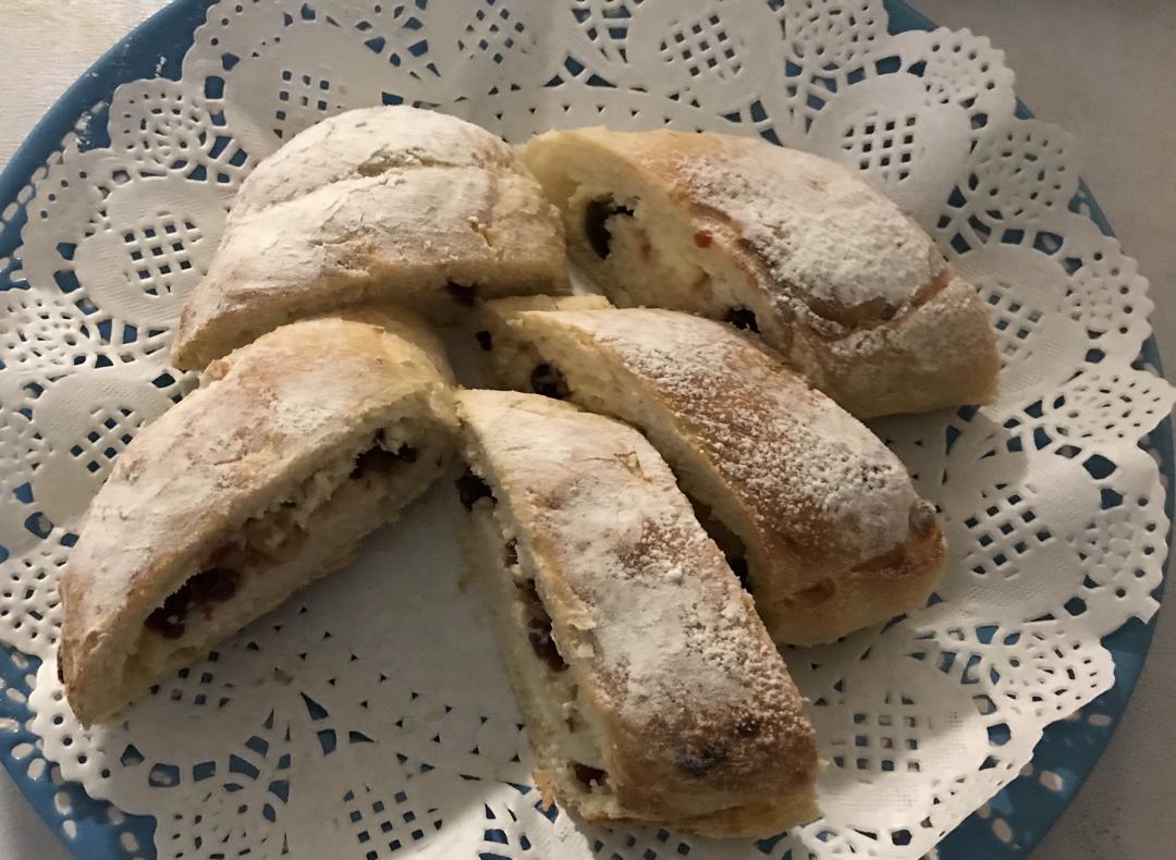 内心柔软的蔓越莓芝士软欧包