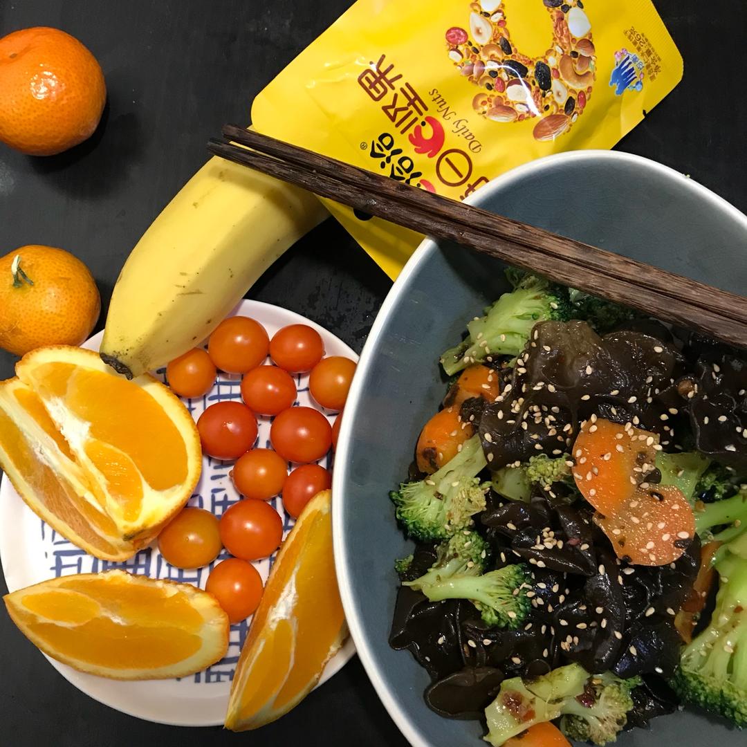 清炒胡萝卜西兰花