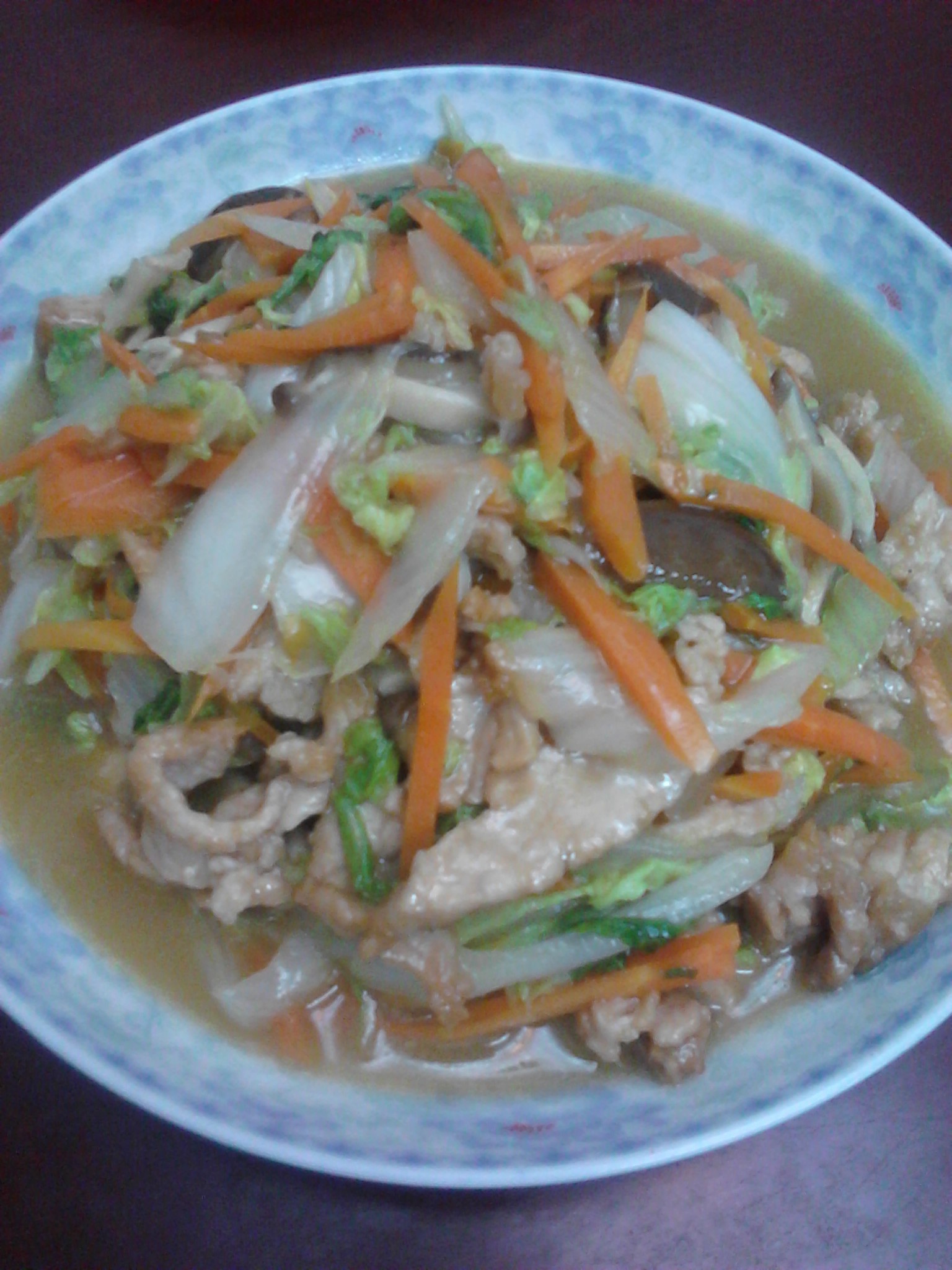 三丝炒大白菜