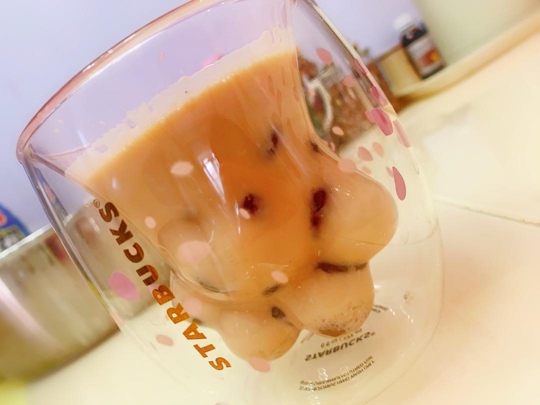 可以放心喝的珍珠鲜奶的做法