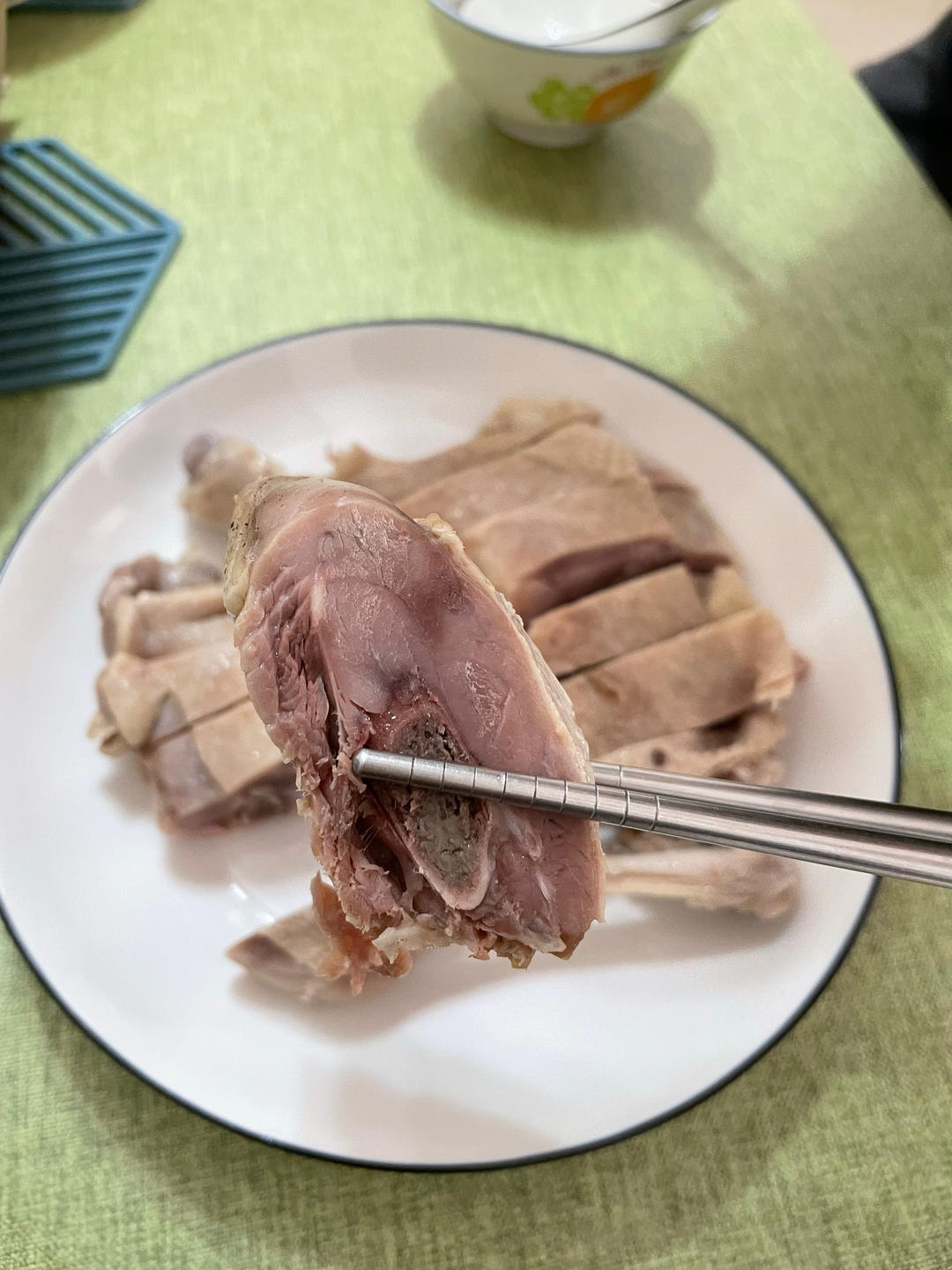 首次成功的盐水鸭腿