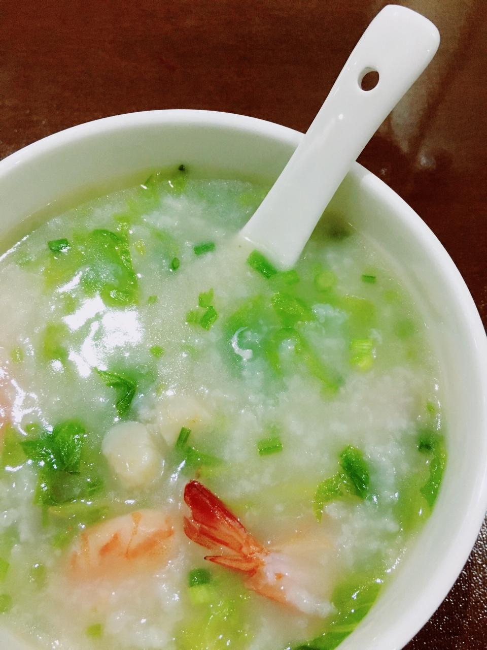 鲜虾砂锅粥