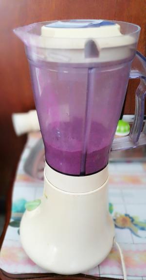 O添加的紫薯粉的做法 步骤8