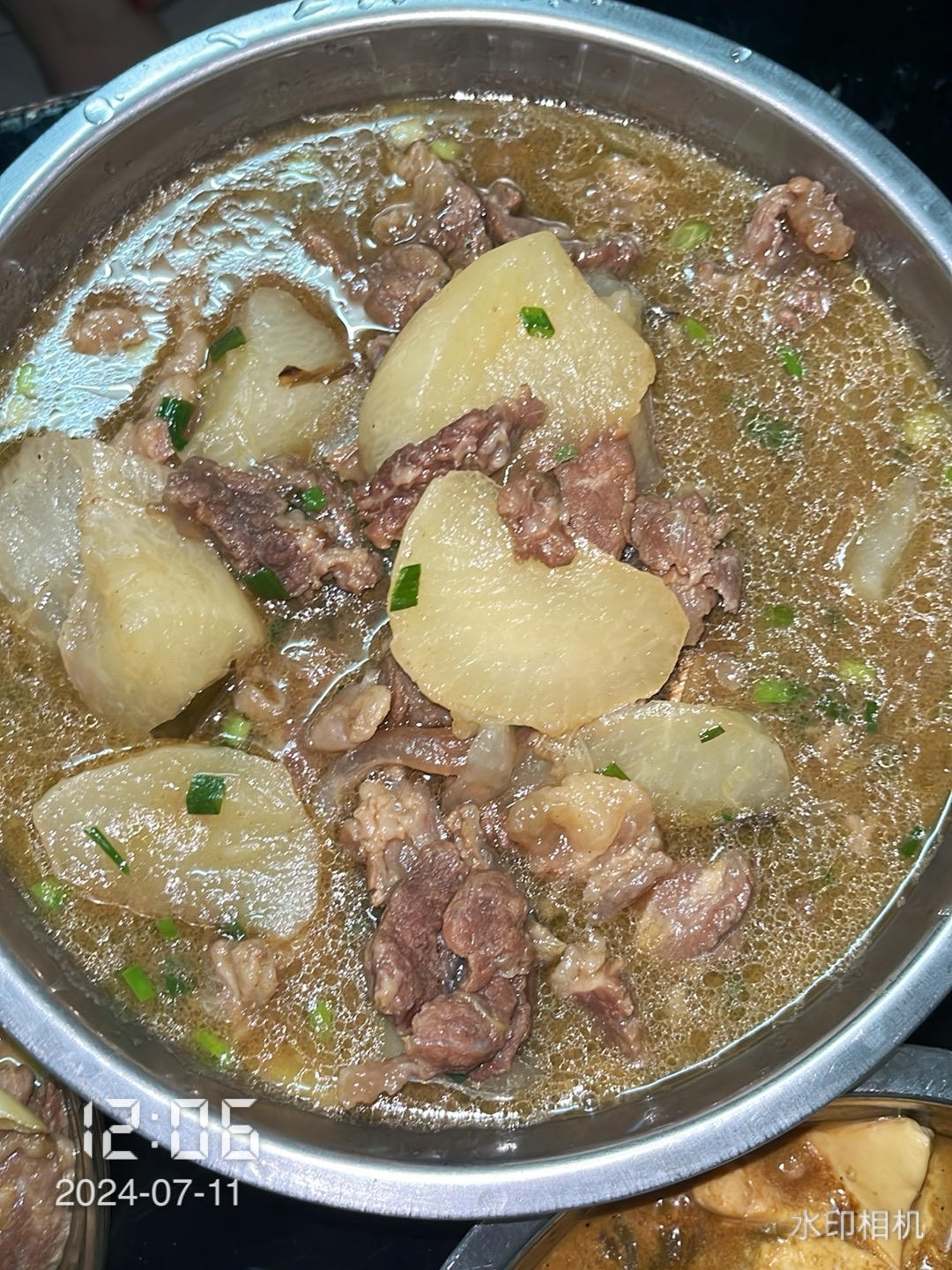 高压锅版五香萝卜炖牛腩