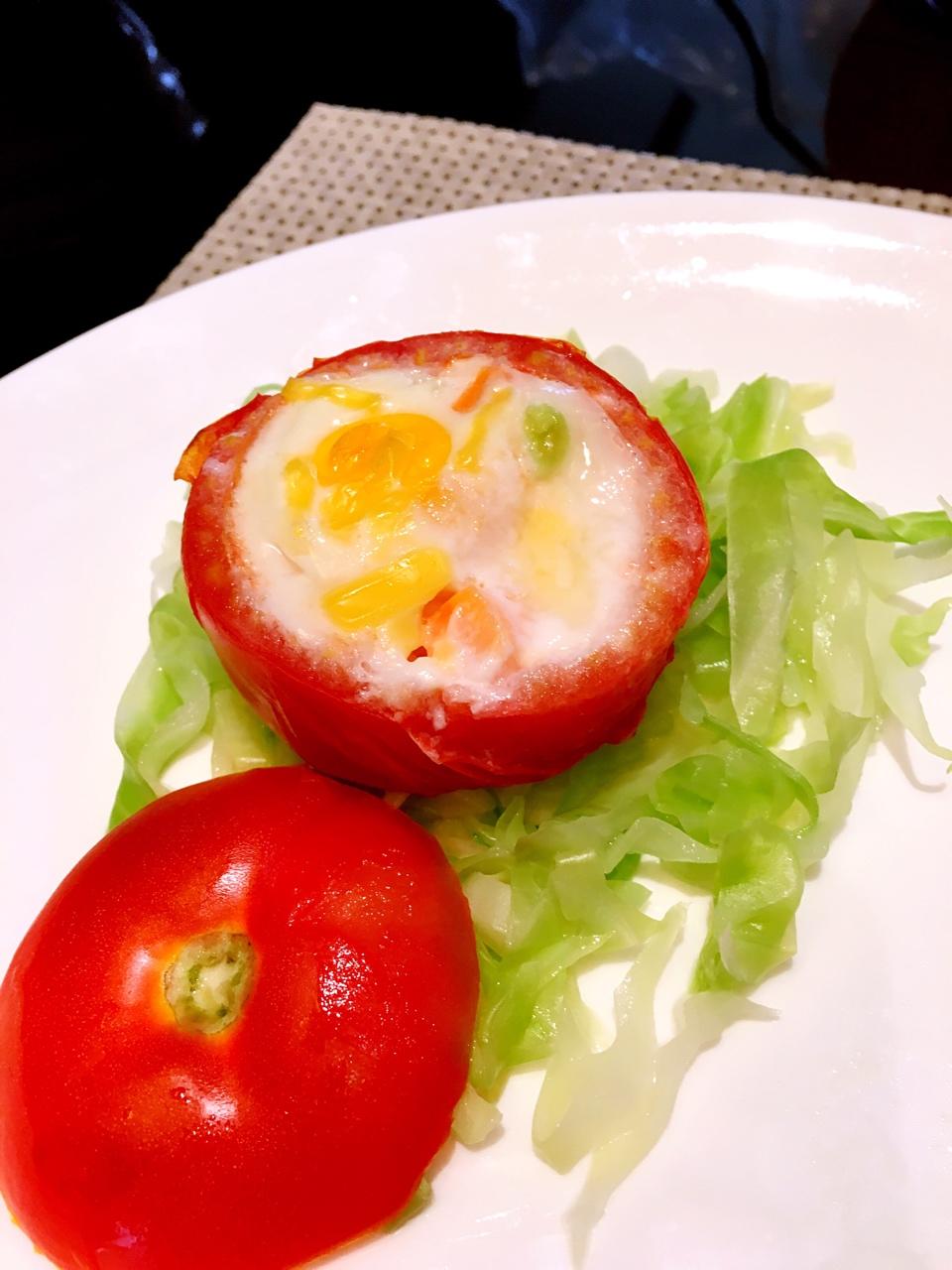 番茄鸡蛋杯（早餐鸡蛋杯升级版，彩椒鸡蛋杯姊妹篇）