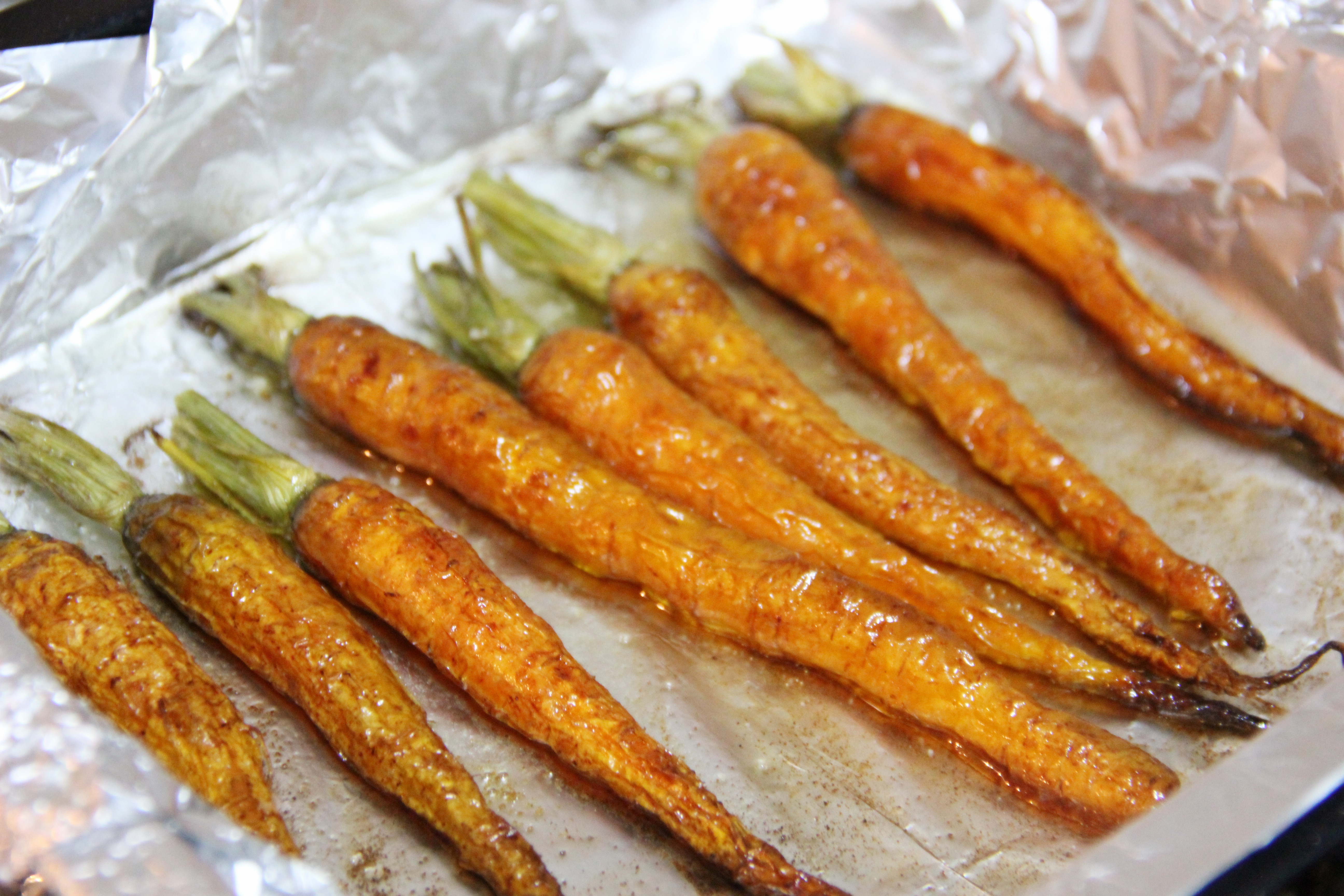 浅草漠漠做的烤胡萝卜