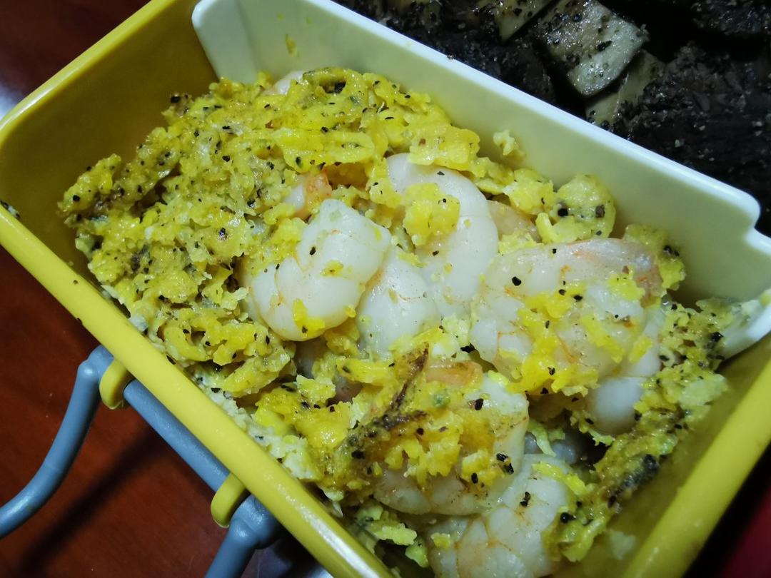 虾仁炒蛋！减脂期最爱！